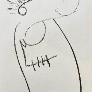 Desenho a Giz de Cera, Luiz Henrique Schwanke, 31 x 21 cm