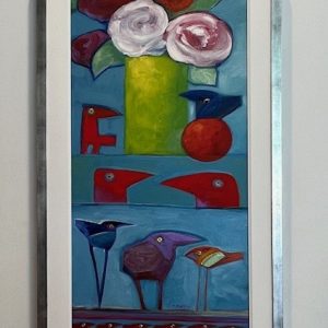 Rogerio Dias, acrilico sobre tela, 80 x 40 cm