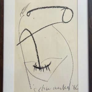 Desenho de Luiz Henrique Schwanke, desenho a giz de Cera, 31 x 21 cm II