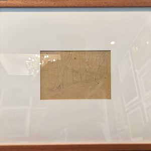 Miguel Bakun, desenho a grafite, 11,5 x 16,5 cm , troncos