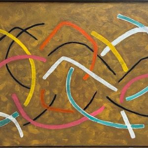 Loio Pérsio, Óleo sobre Tela, 62 x 93 cm datado 1961