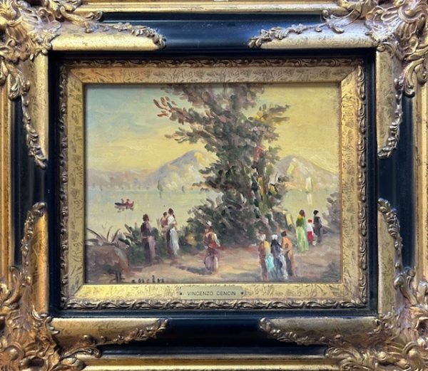 Vincenzo Cencin , Óleo sobre tela sobre placa, 20 x 25 cm
