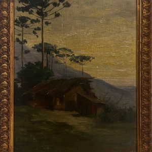 Frederico Lange de Morretes, OSTSP, 37 x 25 cm Paisagem com Pinheiros