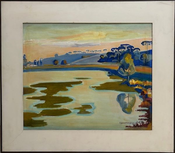 Ida Hannemann de Campos, Óleo sobre Tela, 50x 60 cm , parque barigui