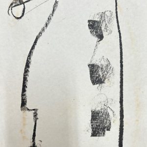 Luiz Henrique Schwanke, desenho a giz de cera , 31 x 21 cm