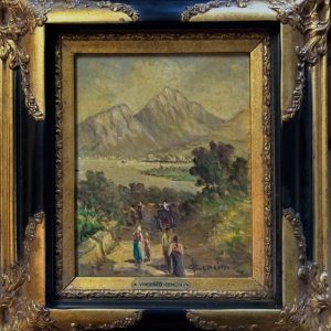 Vincenzo Cencin, óleo sobre tela sobre placa, 25 x 20 cm