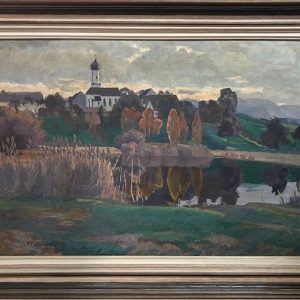 Frederico Lange de Morretes, Paisagem I, óleo sobre tela, 70 x 100 cm