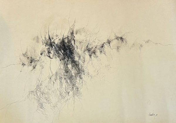 Helena Wong, desenho a nanquim, 70 x 100 cm