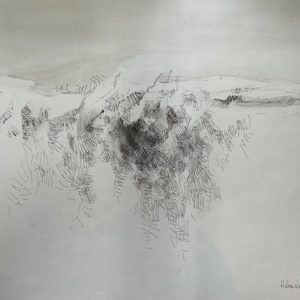 Helena Wong, desenho a nanquim, 50 x 70 cm, datado, 8/64