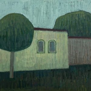 Mário Rubinski, Técnica Mista Sobre Placa, medindo 60 x 83 cm , assinado: C..I.D.